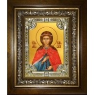 Икона освященная "Юлия(Иулия) мученица", в киоте 20x24 см фото
