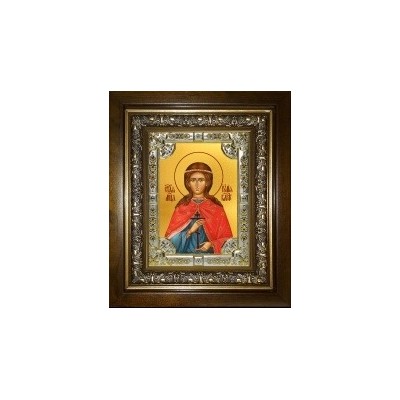 Икона освященная "Юлия(Иулия) мученица", в киоте 20x24 см фото