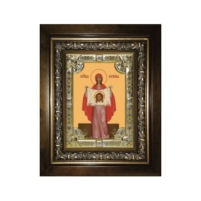 Икона освященная "Вероника праведная", в киоте 24x30 см фото