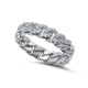 Кольцо с цирконом из серебра 925 пробы цвет металла белый 3.3 гр.