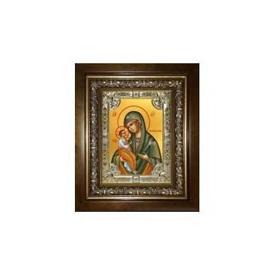 Икона освященная "Александрийская икона Божией Матери", в киоте 24x30 см фото