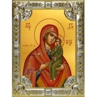 Икона освященная "Домницкая икона Божией Матери", 18x24 см, со стразами фото