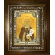 Икона освященная "Варнава Гефсиманский преподобный", в киоте 24x30 см