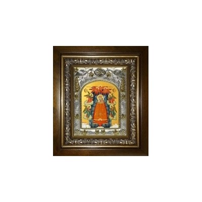 Икона освященная "Прибавление Ума, икона Божией Матери", в киоте 20x24 см фото
