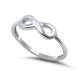 Кольцо из серебра 925 пробы цвет металла белый 1.17 гр.