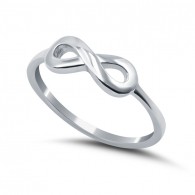 Кольцо из серебра 925 пробы цвет металла белый 1.17 гр. фото