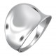 Кольцо из серебра 925 пробы 3.05 гр. цвет металла белый