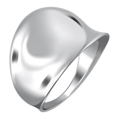 Кольцо из серебра 925 пробы 3.05 гр. цвет металла белый фото