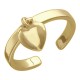 Кольцо из желтого золота 585 пробы цвет металла желтый 1.9 гр.