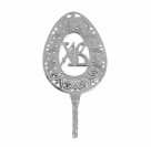 Сувенир Пасхальное украшение из серебро 925 пробы с позолотой 999