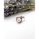 Кольцо с цирконом и Майорика из серебра 925 пробы