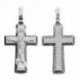 Крест из серебра 925 пробы с чернением