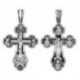Крест Александр Невский/Ангел-Хранитель/Ксения Петербургская Св./Тихвинская БМ из серебра 925 пробы с чернением