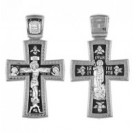 Крест Георгий Побед. Св. из серебра 925 пробы с чернением