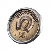 Икона  Ангел-Хранитель из серебра 925 пробы фото