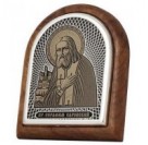 Икона  Серафим Саровский Св. из серебра 960 пробы