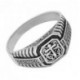 Кольцо "Господи, спаси и сохрани" из серебра 925 пробы