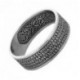 Кольцо "Отче наш..." из серебра 925 пробы с чернением