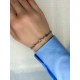 Браслет с цирконом из серебра 925 пробы