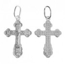 Крест из серебра 925 пробы