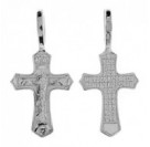 Крест из серебра 925 пробы