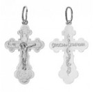 Крест из серебра 925 пробы