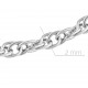 Цепь из серебра 925 пробы