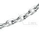 Цепь из серебра 925 пробы