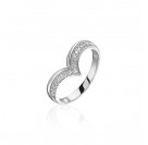 Кольцо с бриллиантом из белого золота 585 пробы