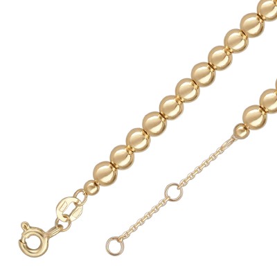 Браслет из желтого золота 585 пробы фото