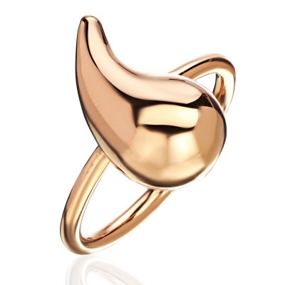 Кольцо из красного золота 585 пробы фото