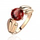 Кольцо с гранатом из красного золота 585 пробы