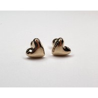 Серьга одиночная из красного золота 585 пробы фото