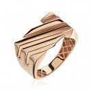 Кольцо из красного золота 375 пробы