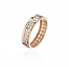 Кольцо из красного золота 375 пробы