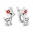 Серьги из серебра 925 пробы