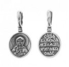 Подвеска Матрона Св. из серебра 925 пробы