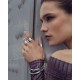 Браслет с эмалью из серебра 925 пробы
