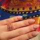 Кольцо с цирконом из серебра 925 пробы