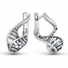 Серьги Радуйся из серебра 925 пробы