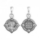 Подвеска "Ангеле Божий, Хранителю мой святый, не остави меня" Ангел-Хранитель из серебра 925 пробы
