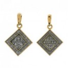 Подвеска Сергий Радонежский Св. из серебра 925 пробы