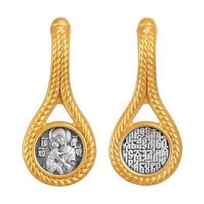 Подвеска Владимирская БМ из серебра 925 пробы фото