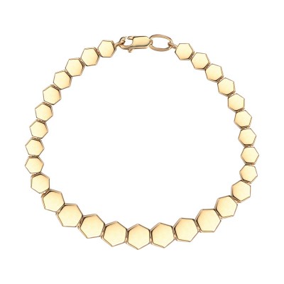 Браслет из красного золота 585 пробы фото