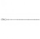 Цепь Сатурна 3+1 на Снейке гран. из серебра 925 пробы с