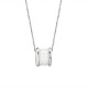 Колье с керамикой из серебра 925 пробы