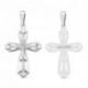 Крест из серебра 925 пробы с