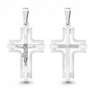 Крест из серебра 925 пробы с