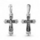 Крест из серебра 925 пробы с