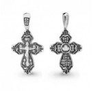 Крест из серебра 925 пробы с